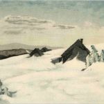Bohnwiesbauden - Riesengebirge - Künstlerkarte Friedrich Iwan