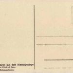Schneeschmelze - Riesengebirge - Künstlerkarte Friedrich Iwan