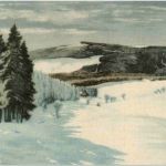 Kleinaupa - Riesengebirge - Künstlerkarte Friedrich Iwan
