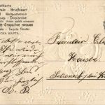 Tracht - Prägekarte