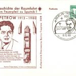 Raumfahrt - Petrow - Sonderstempel Berlin