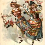 Flaggentanz der Schweden
