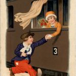 Abschied am Bahnhof