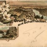 Gruss aus Schaffhausen - Litho