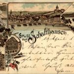 Gruss aus Schaffhausen - Litho