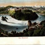 Schaffhausen - Rheinfall - Prägekarte