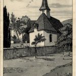 Neuhausen - Reformierte Kirche - Künstlerkarte P. Goetze