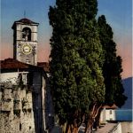 Brissago - Chieso e cipressi