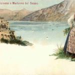 Costume ticinese e Madonna del Sasso - Litho