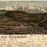 Gruss aus Einsiedeln - Litho