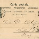 Gruss aus Einsiedeln - Litho