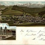 Gruss aus Einsiedeln - Litho