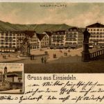 Gruss aus Einsiedeln - Litho