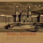 Gruss aus Einsiedeln - Litho