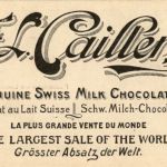 Fischerkahn am Lowerzersee - Werbung Cailler