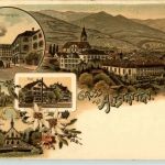 Gruss aus Altstätten - Litho
