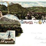 Gruss aus Grabs - Litho
