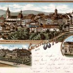Gruss aus Wyl - Litho