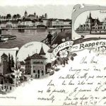 Gruss aus Rapperswil - Litho