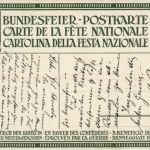 Bundesfeier Postkarte 1915