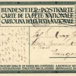 Bundesfeier Postkarte 1915