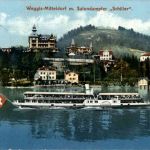 Weggis Mitteldorf mit Salondampfer Schiller