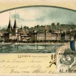 Luzern - Nationalquai - Prägekarte