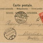 Gruss aus Mariastein - Litho