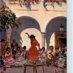 Juerga gitana - Künstlerkarte M. Bertuchi