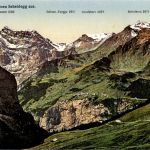 Mürren von der kleinen Scheidegg aus
