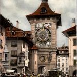 Bern - Zeitglockenturm mit Tram
