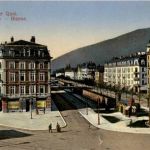 Biel - Unterer Quai mit Tram