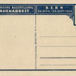Bern - Ausstellung Frauenarbeit 1928