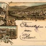 Gruss aus Langnau - Litho