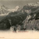 Wengen - blick auf Breithorn