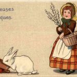 Frohe Ostern - Prägekarte