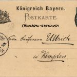 Königreich Bayern - Ganzsache - Memmingen