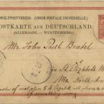 Postkarte aus Deutschland - Ganzsache