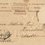 Kind mit Katze - Prägekarste