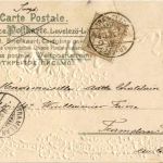 Schwan mit Boot - Prägekarte