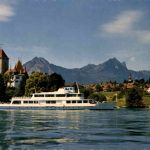 MS Beatus auf dem Thunersee bei Spiez