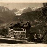 Hotel Alpenruh mit Wetterhorngruppe