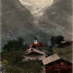 Grindelwald - Kirche und unterer Gletscher
