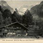Grindelwald - Haus am Weg zum unteren Gletscher
