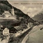 Flüelen mit der neuen Kirche