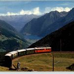 Rhätische Bahn bei Alp Grüm