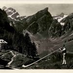 Alphornbläser am Seealpsee