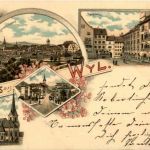 Gruss aus Wil - Litho