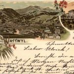 Gruss aus Wattwil - Litho