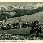 blick vom Föhrenwald auf Degersheim mit Säntis